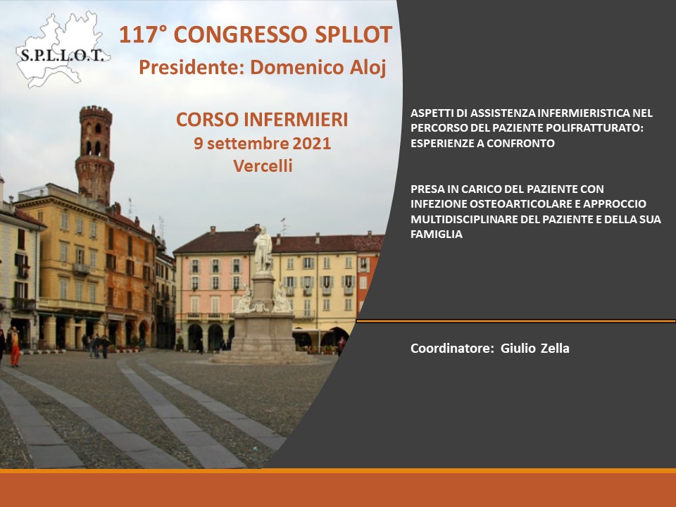 CORSO INFERMIERI - 117° CONGRESSO SPLLOT
