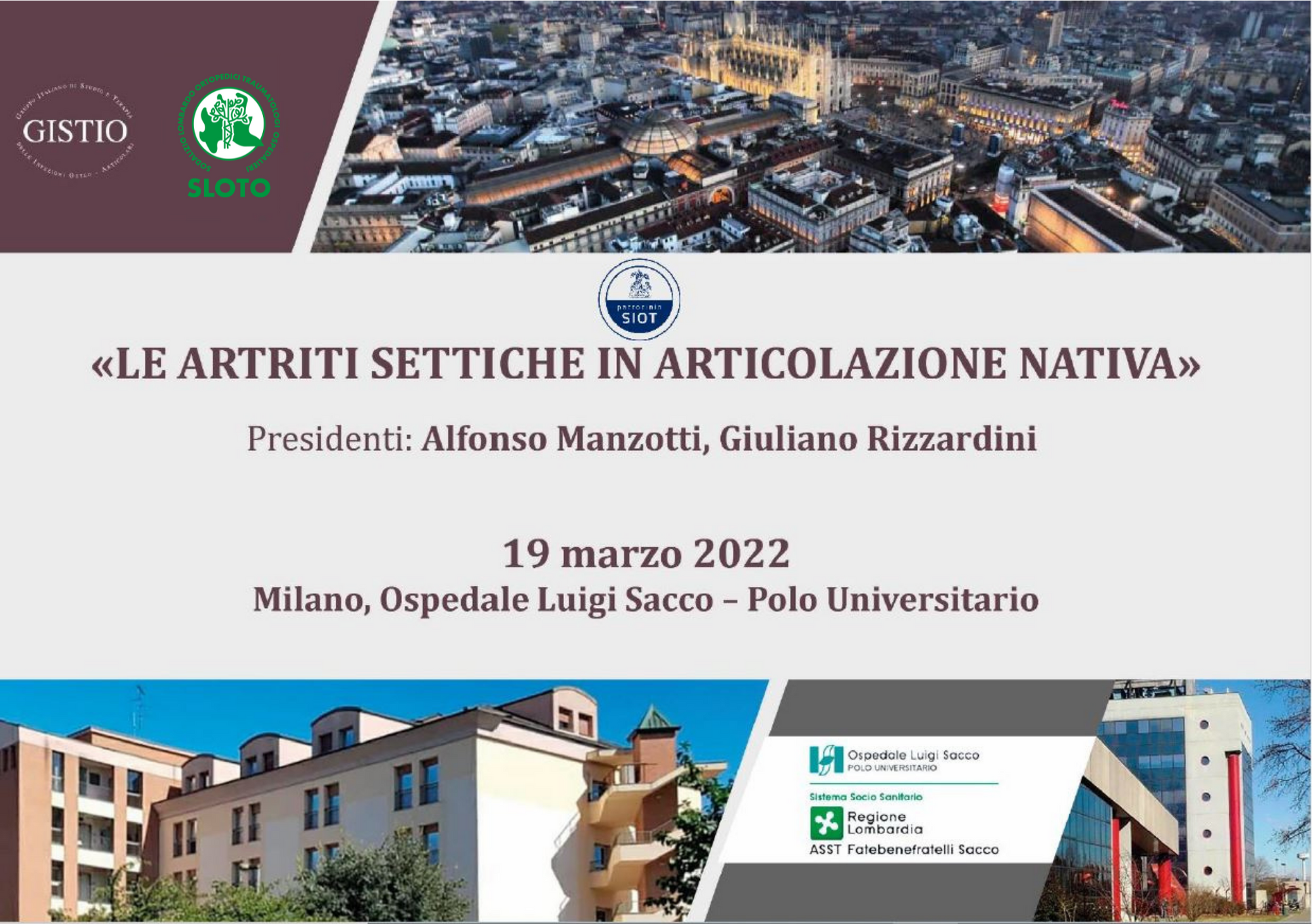 Le artriti settiche in articolazione nativa