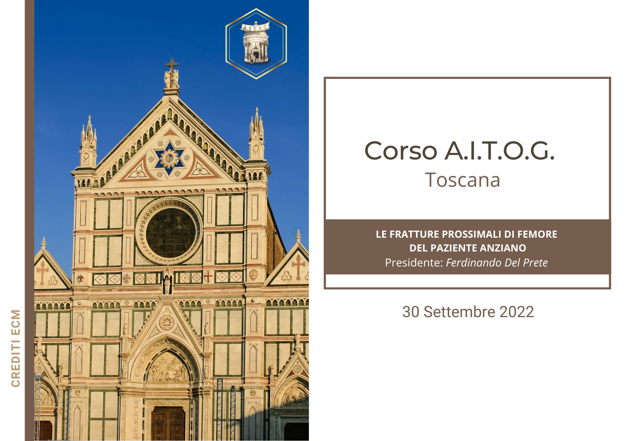 CORSO AITOG TOSCANA - LE FRATTURE PROSSIMALI DI FEMORE DEL PAZIENTE ANZIANO