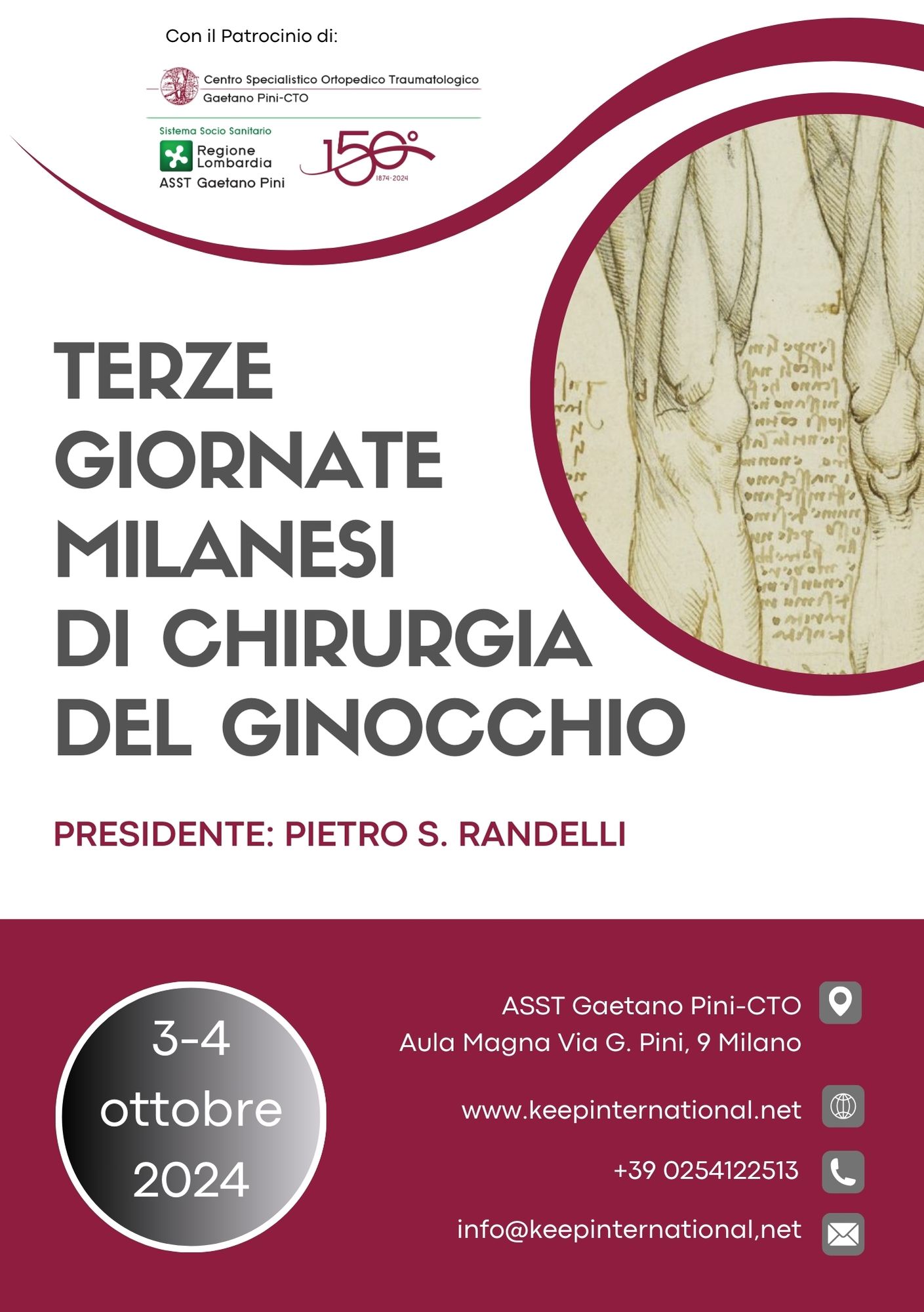 TERZE GIORNATE MILANESI DI CHIRURGIA DEL GINOCCHIO