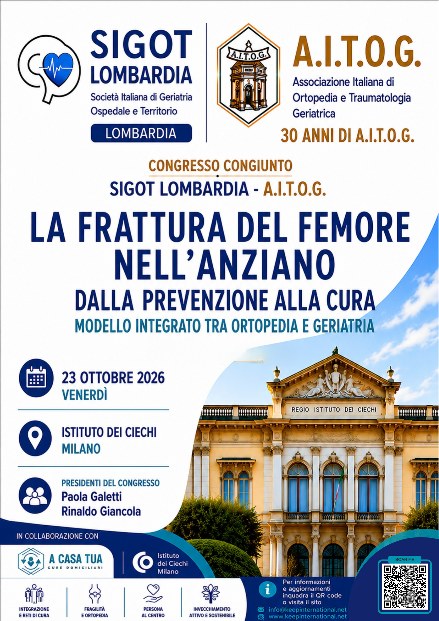 Congresso Congiunto SIGOT - AITOG - La frattura del femore nell'anziano